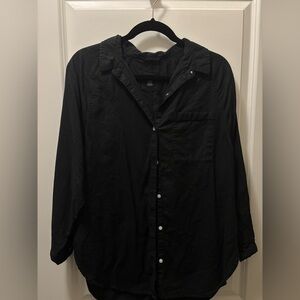 Black Linen Shirt